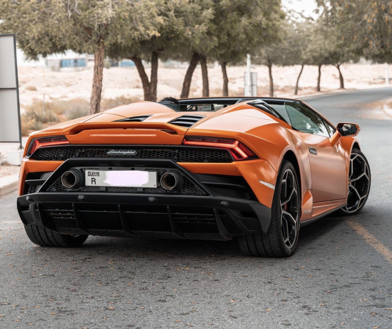 Lamborghini huracan evo spyder