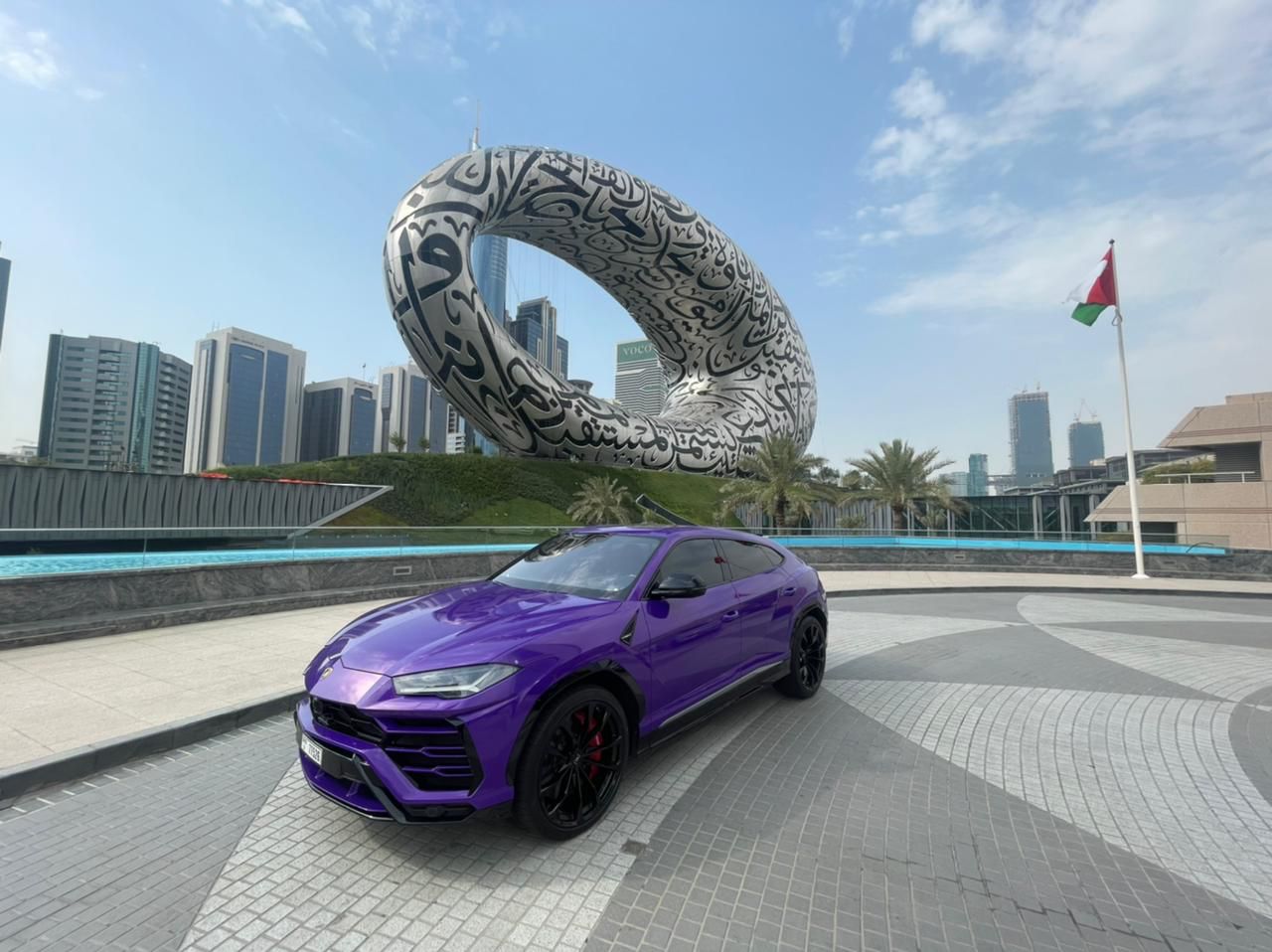 Rent Lamborghini Urus Violet