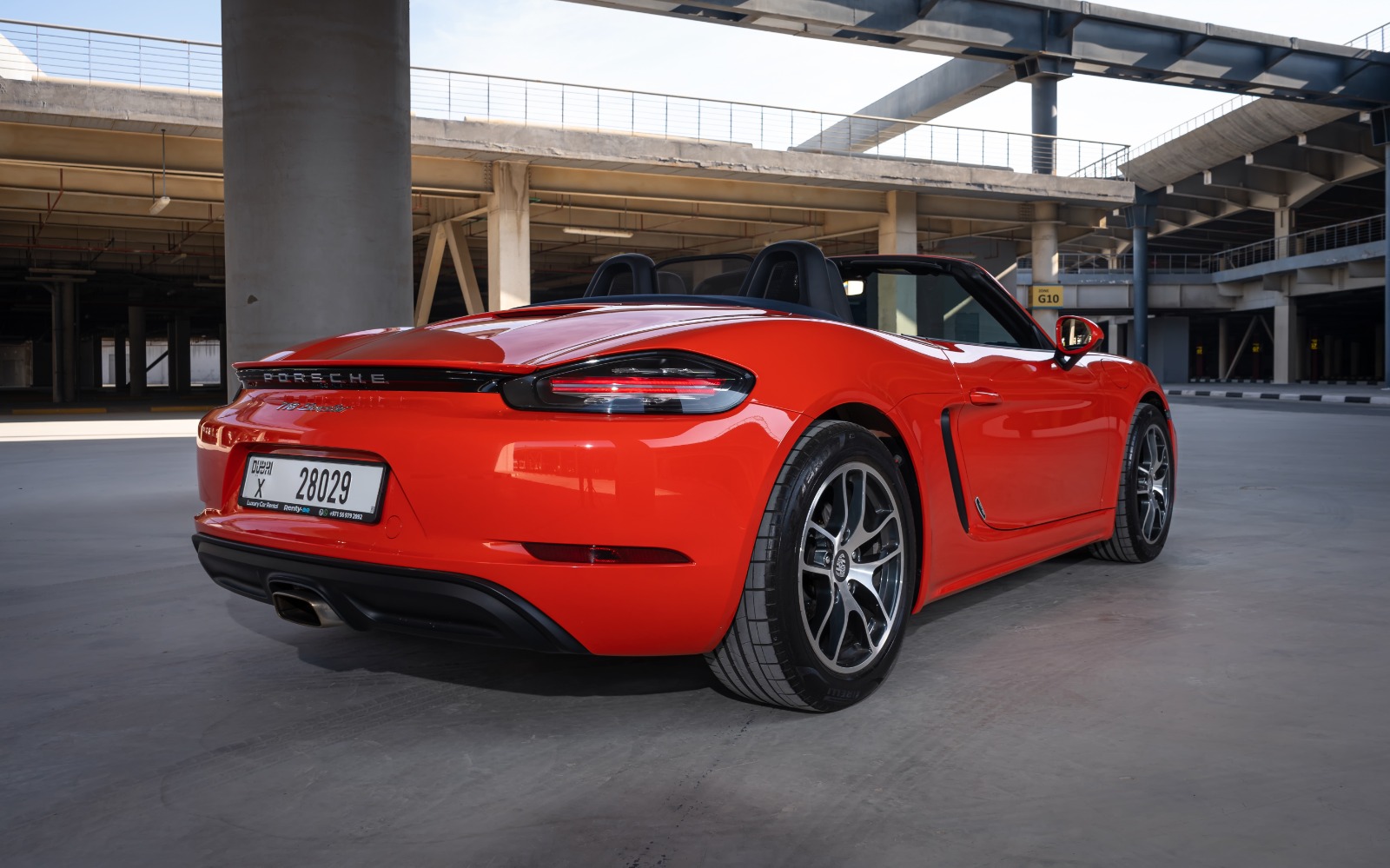 Porsche Boxster 718 (Orange), 2020