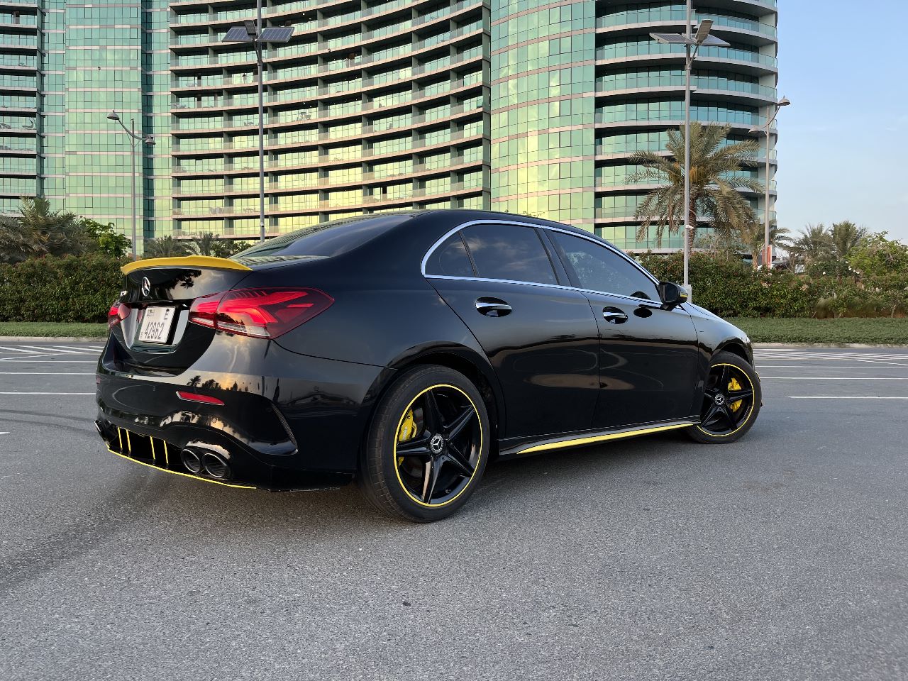 Mercedes Benz A220 2021 Black/ Yellow 